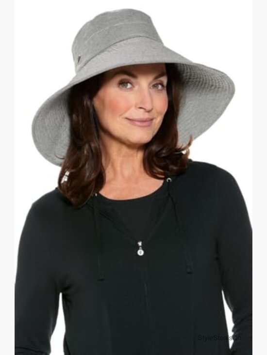 UPF 50+ Sun Protection Floppy Beach Hat - Ultra Wide Brim
